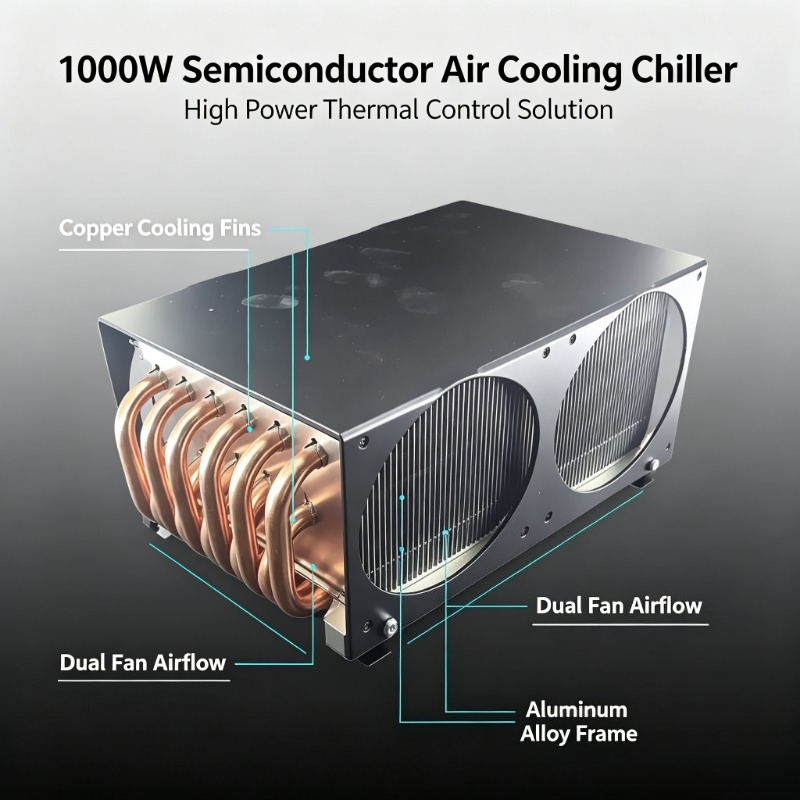 Laser Industrial Chiller - 1000W Semiconductor Peltier Air Cooler, Industrial