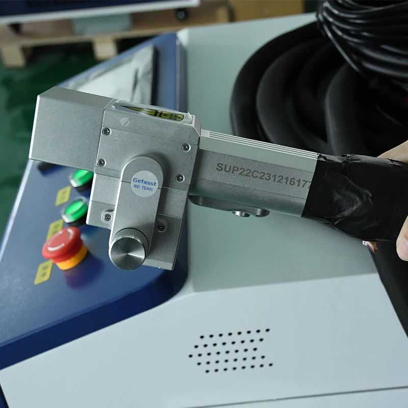 Industrial Laser Cleaning Machine - SUP22C Handheld Laser Cleaning Head New
