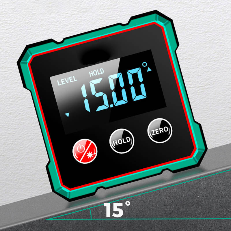 Industrial Laser Alignment - Digital Angle Finder with Laser, Magnetic