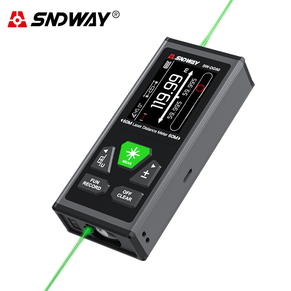 Industrial Laser Training - SNDWAY Dual Laser Distance Meter Rechargeable