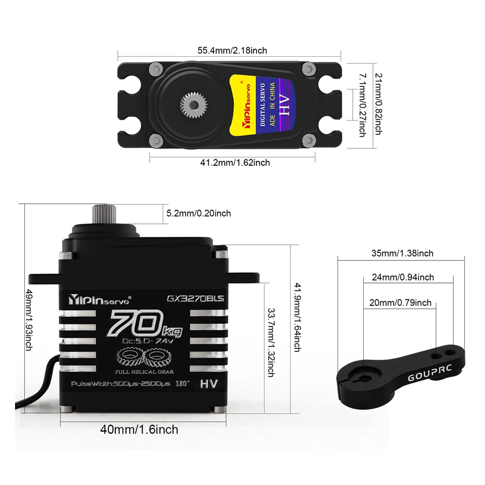 1/2PCS 70KG Large Torque Brush - Servo Motor Cnc review and price