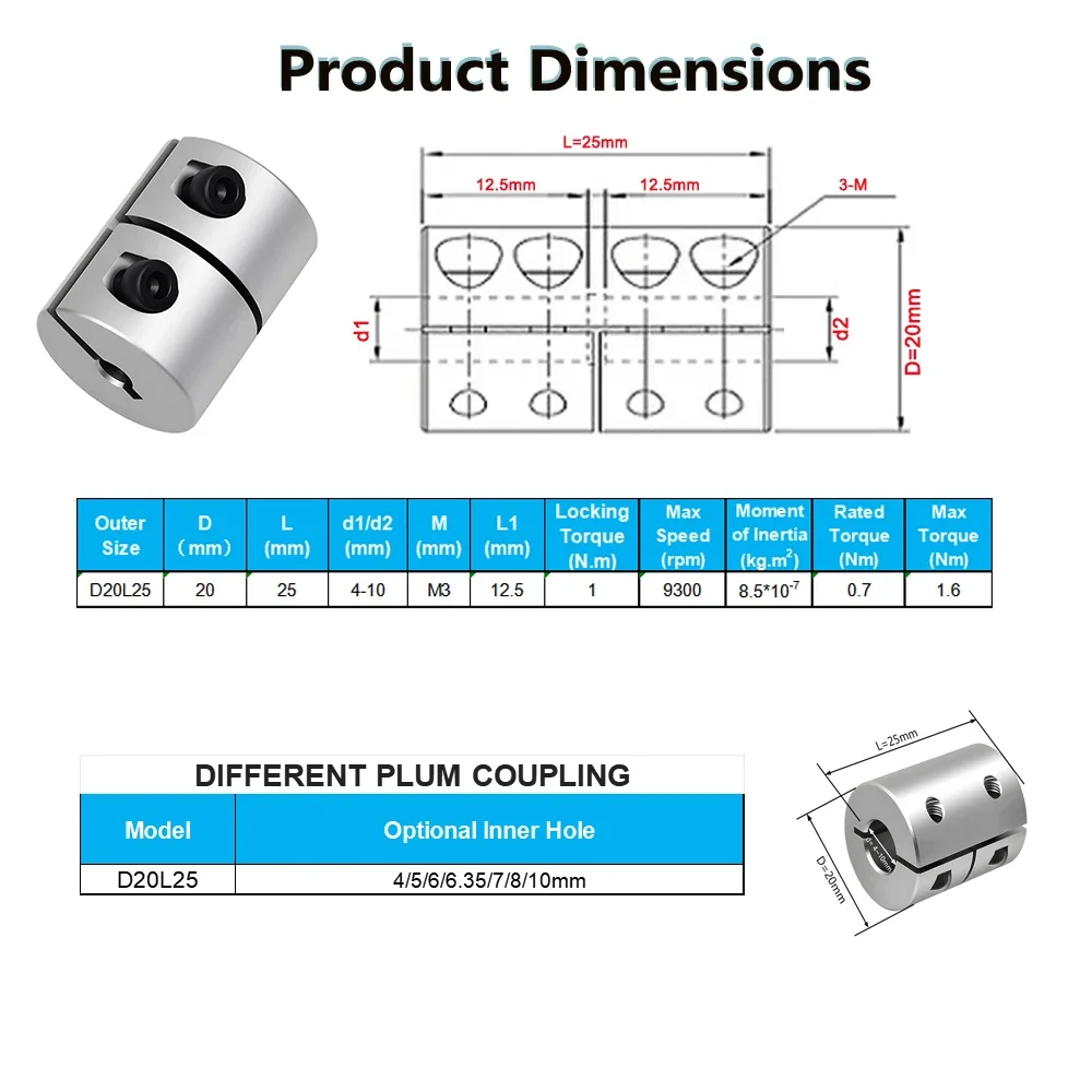 Rigid Coupling 25mm Length Mot - Servo Motor Cnc review and price
