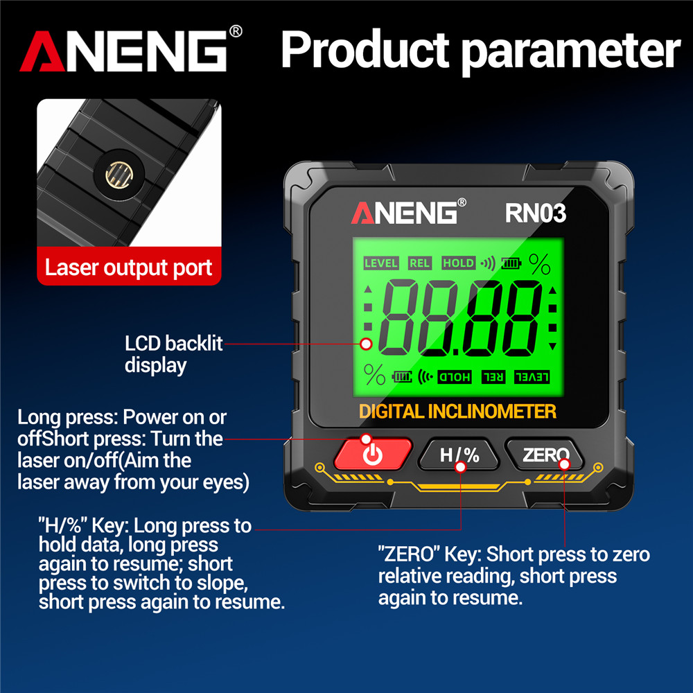 ANENG RN02/RN03 Laser Digital  - Industrial Laser Alignment review and price