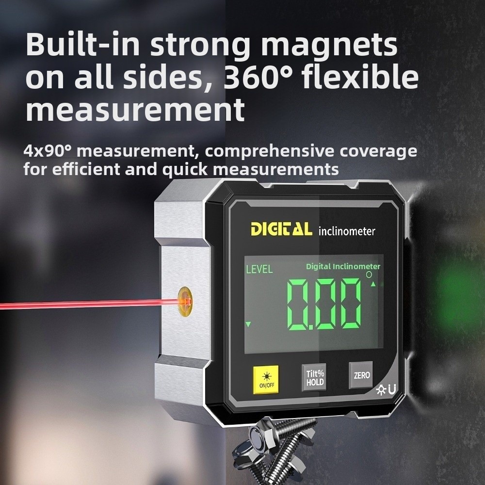 Four Sided Display Angle Gauge - Industrial Laser Alignment review and price