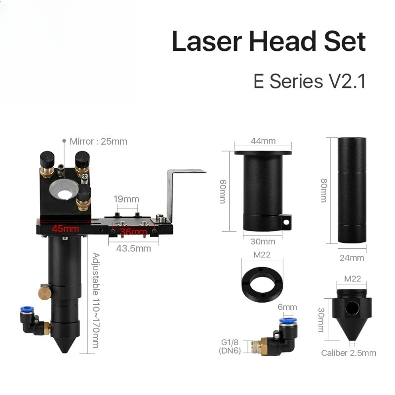 Cloudray E Series CO2 Head Set - Co2 Laser Mirror review and price