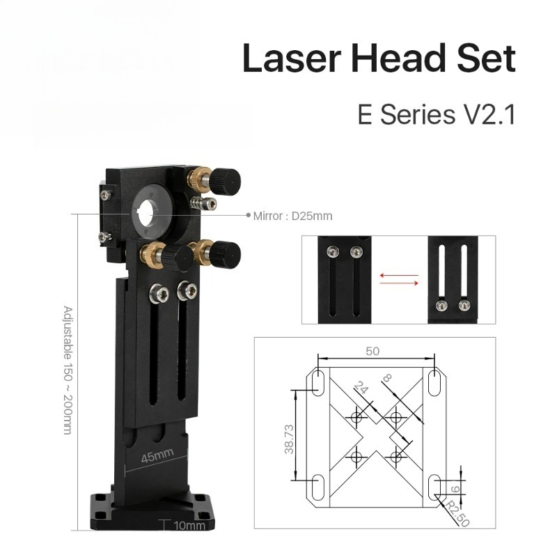 Cloudray E Series CO2 Head Set - Co2 Laser Mirror review and price