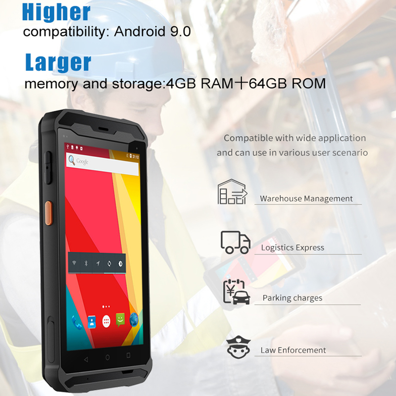 RUGLINE 5.5 inch Android PDA 4 - Industrial Laser Scanner review and price