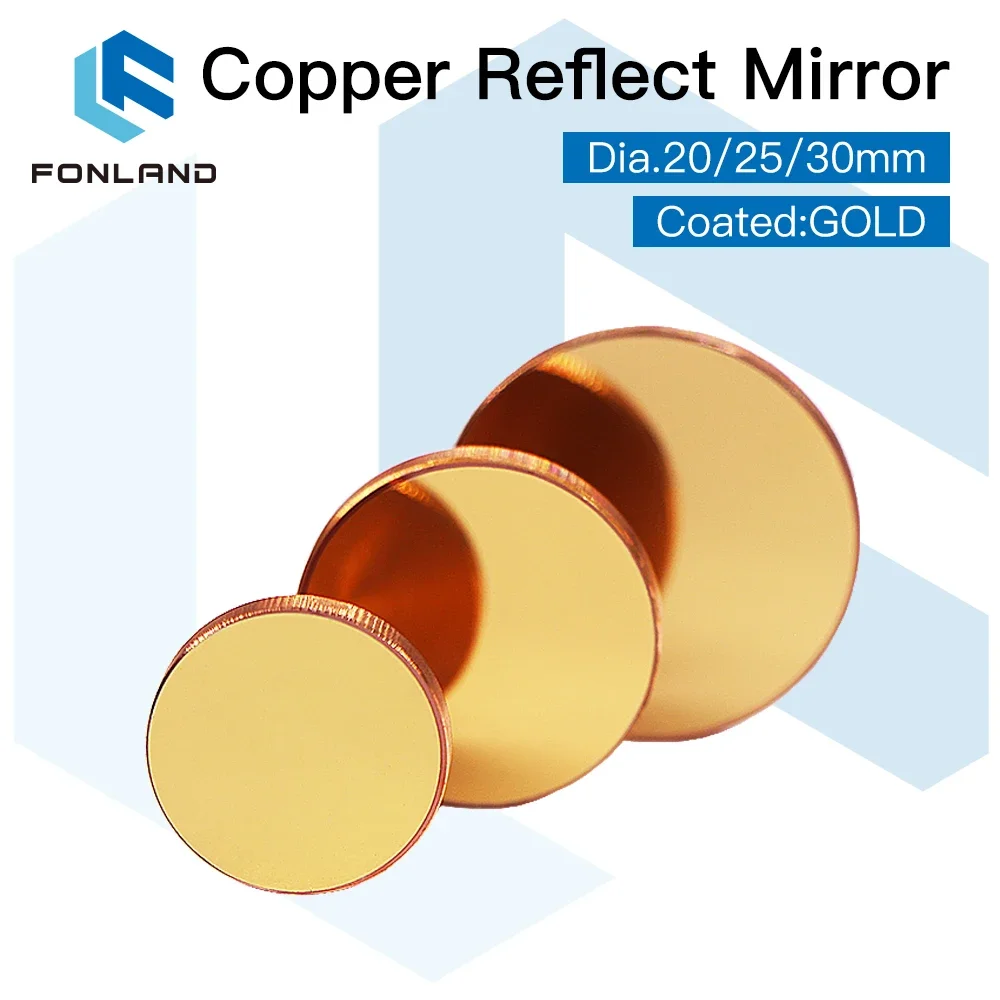 3pcs Fonland Copper Reflect Mi - Co2 Laser Mirror review and price
