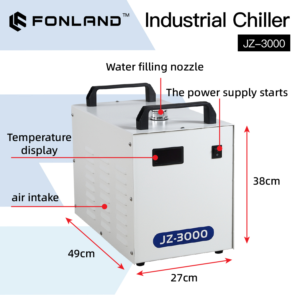 FONLAND JZ-3000 DG110V AG220V  - Laser Industrial Chiller review and price